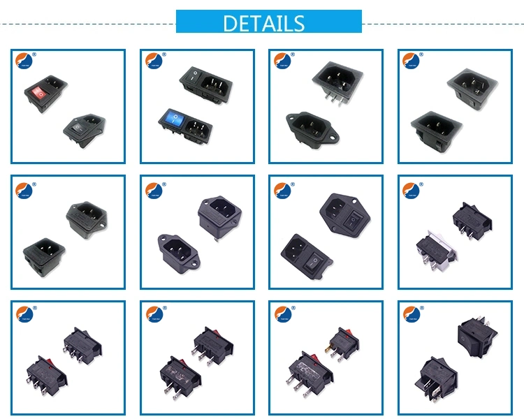 AC Power Inlet Socket 10A 250V